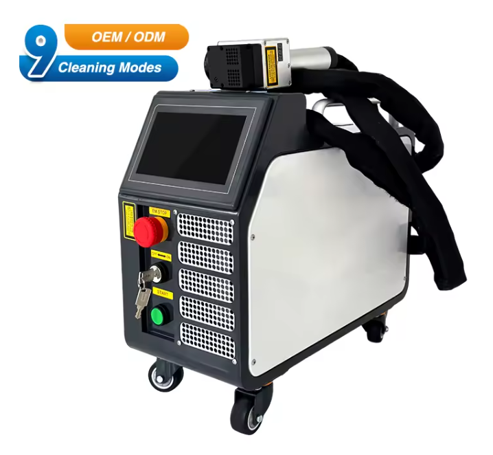 Pulse Laser Cleaning Machine for Wood Metal Paint & Rust Removal