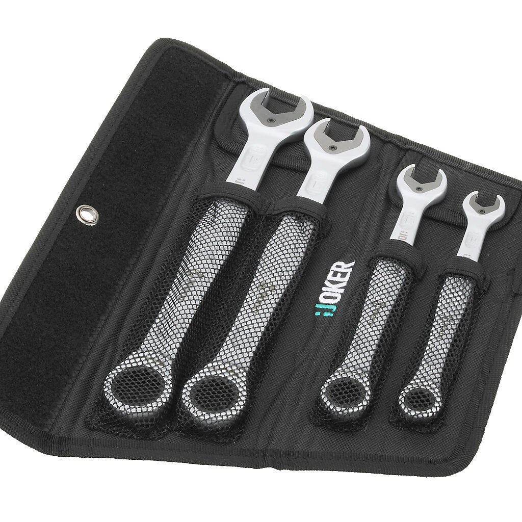Wera Joker combination wrench set, 4 pieces, steel, metric.-05073290055