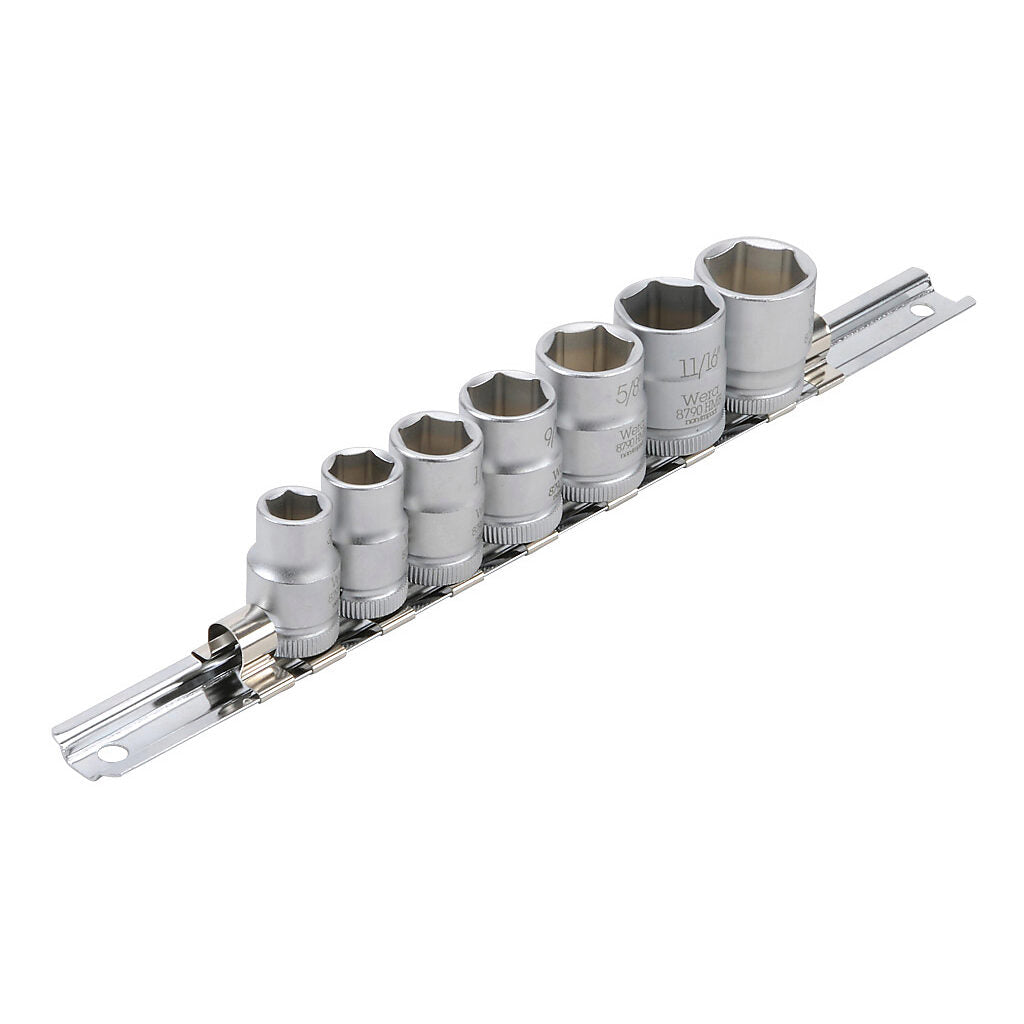 Wera socket set, 7 pieces, 3/8in drive, SAE.-05300211055
