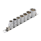 Wera socket set, 7 pieces, 1/2in drive, SAE.-05300221055