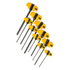 Wera T-handle hexdriver set, 10 pieces, imperial.-05344548001