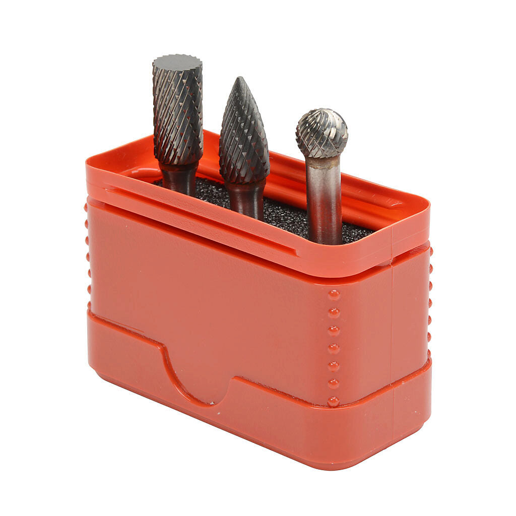 RUKO rotary burr set, 3 pieces.-116001US