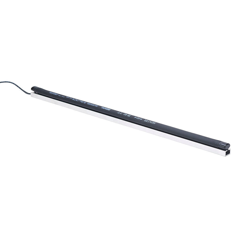 ASO Safety Solutions safety contact edge, 15 x 10mm, 1.5ft length, pigtail, 8.2ft/2.5m cable length. Aluminum mounting rail included. Preassembled with 8.2k ohm resistor for 2-wire installation.-1501-1465
