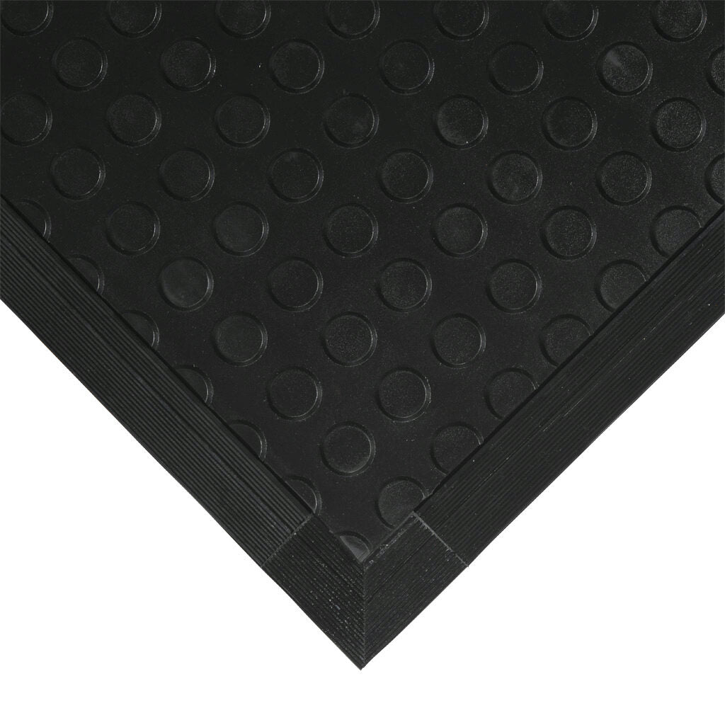 ASO Safety Solutions safety contact mat, 12 x 24in, integrated taper edge, 24 VAC/VDC operating voltage, polyurethane contact surface, black, IP65, 19.6ft/6m cable length, pigtail.-1602-4096