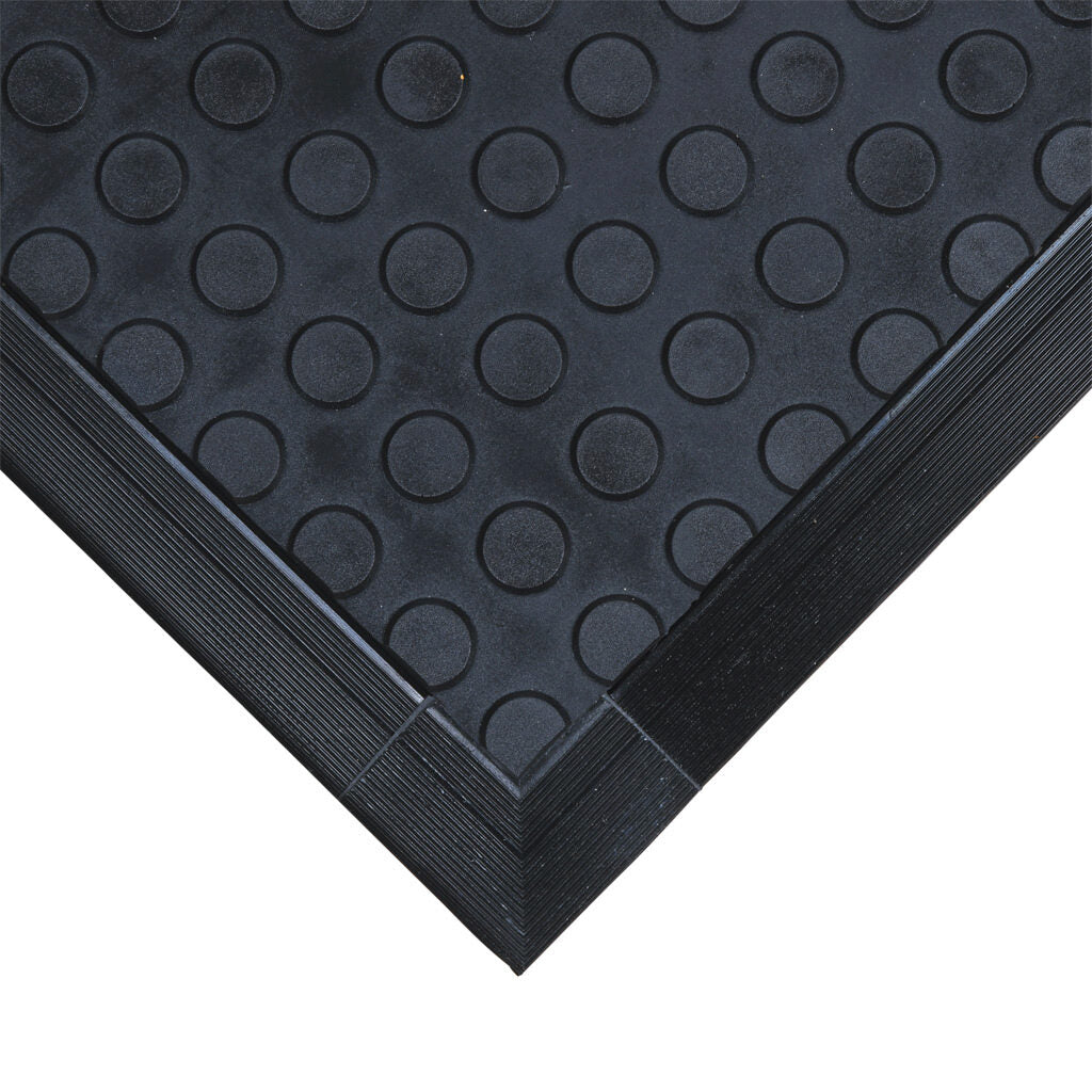 ASO Safety Solutions safety contact mat, 12 x 36in, integrated taper edge, 24 VAC/VDC operating voltage, polyurethane contact surface, black, IP65, 19.6ft/6m cable length, pigtail.-1602-4097
