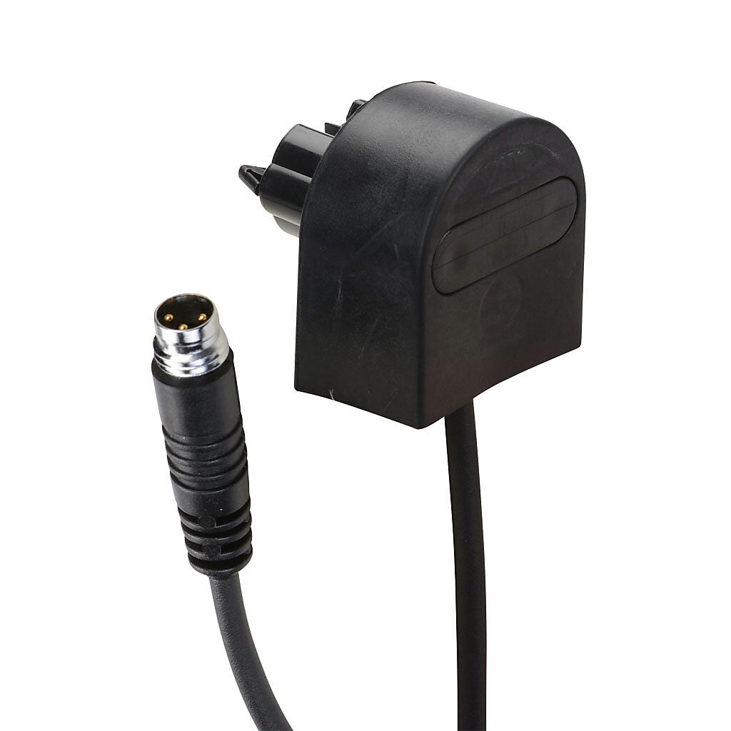 ASO Safety Solutions safety contact edge end cap, 1.6ft/0.5m cable length, 3-pin male M8. For use with 25 x 30mm safety contact edge.-1804-2195
