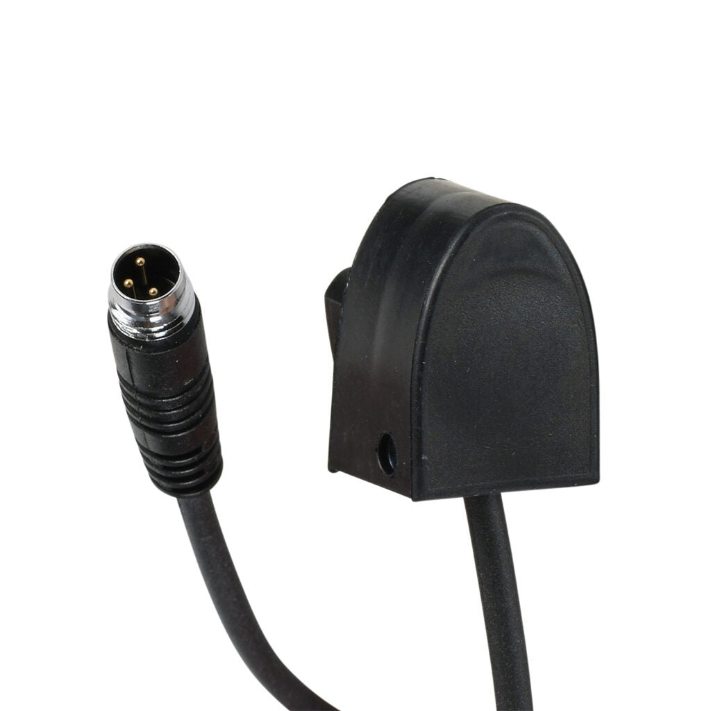 ASO Safety Solutions safety contact edge end cap, 1.6ft/0.5m cable length, 3-pin male M8. For use with 15 x 25mm safety contact edge.-1804-3741