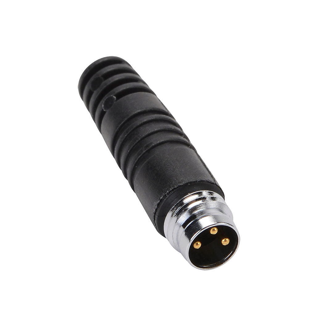 ASO Safety Solutions terminating resistor, 8.2k ohm, 3-pin male M8. For use with safety contact mats and bumpers.-1810-0190