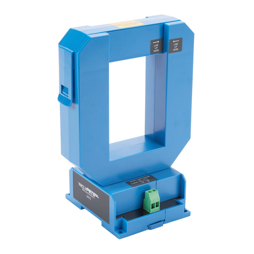 AcuAMP AC current transducer, 1-phase, split core, 0-1200A sensing range, 4-20 mA output.-ACT1200-42L-S