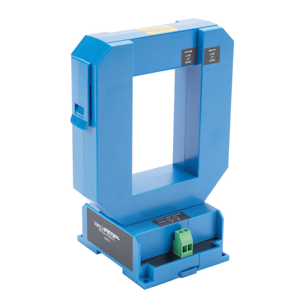 AcuAMP AC current transducer, 1-phase, split core, 0-1200A sensing range, True RMS, 4-20 mA output.-ACTR1200-42L-S
