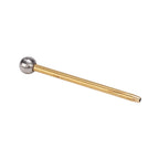 NITRA pneumatic air jet nozzle, 2in length, straight, brass.-AJN16-2