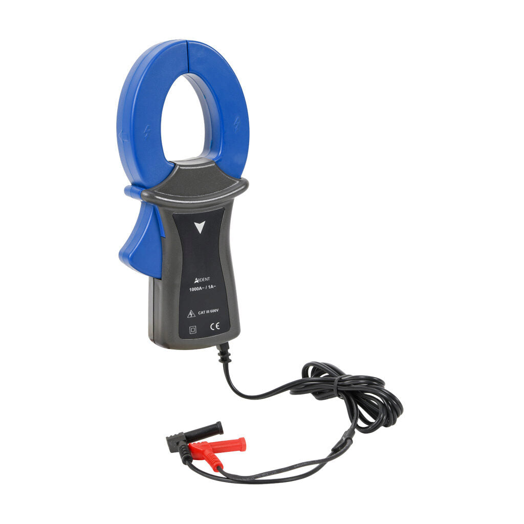 ARDENT clamp-on current probe, CAT III 600V, 1-1000A. For use with ARD-MM612, ARD-IT30. Instruction manual included.-ARD-CM-CLCT-1