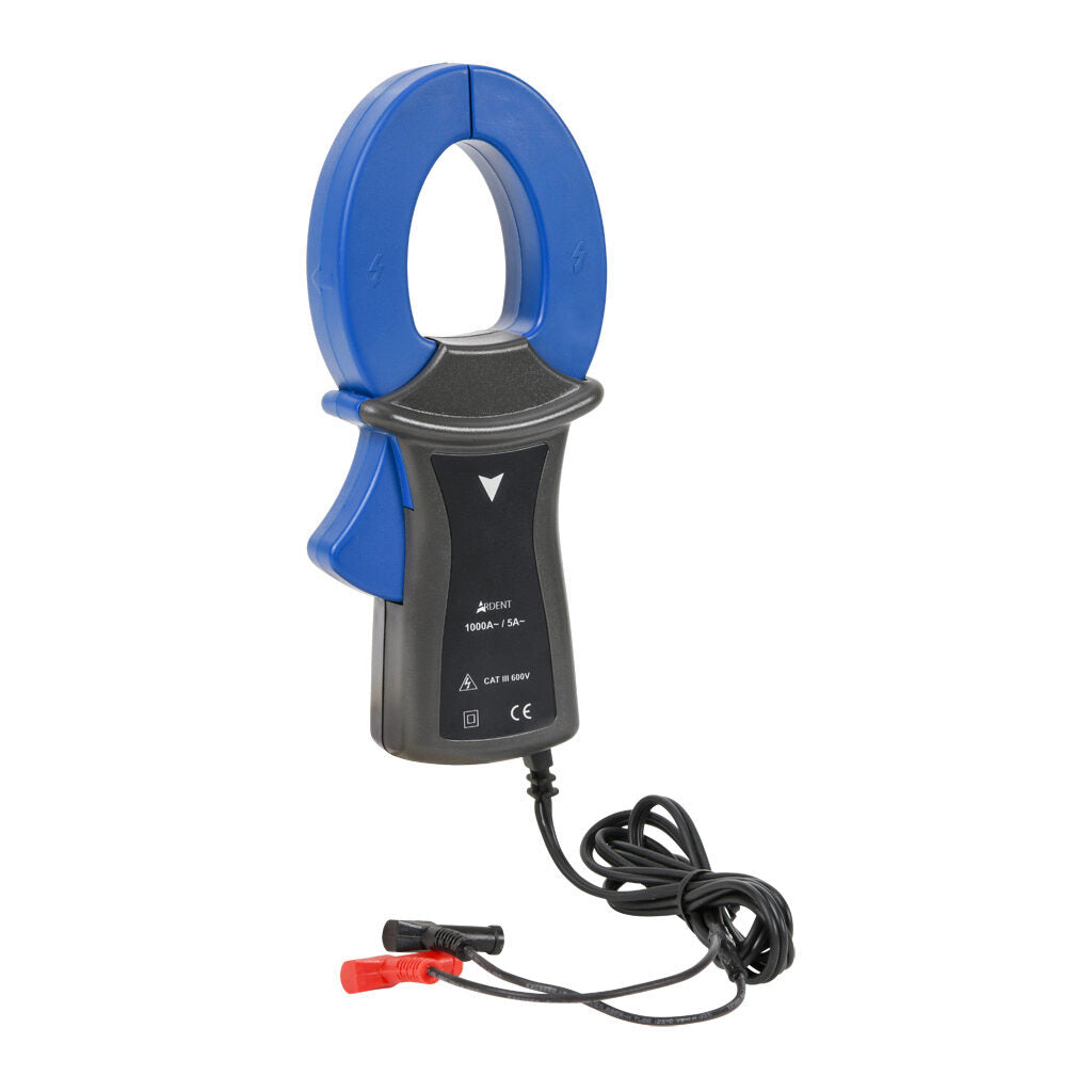 ARDENT clamp-on current probe, CAT III 600V, 10-1000A. For use with ARD-MM612, ARD-IT30. Instruction manual included.-ARD-CM-CLCT-5