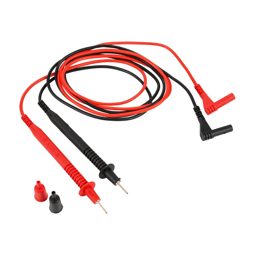 ARDENT test lead set, replacement, CAT IV 600V/CAT lll 1000V, 48in length. For use with all ARDENT multimeters and clamp meters. Fine tip CATIV 600V probe covers included.-ARD-PRB-FPT