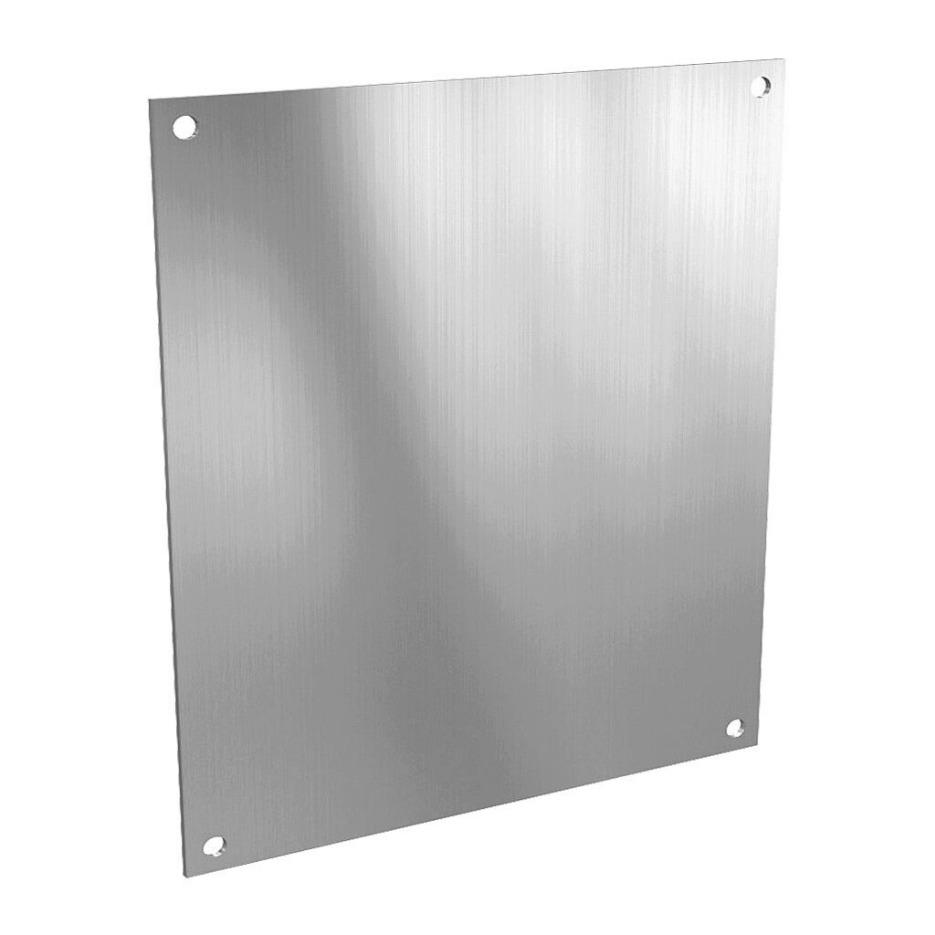AttaBox subpanel, 3003-H14 aluminum. For use with AHxx10106xxx Heartland series enclosures.-BP1010A
