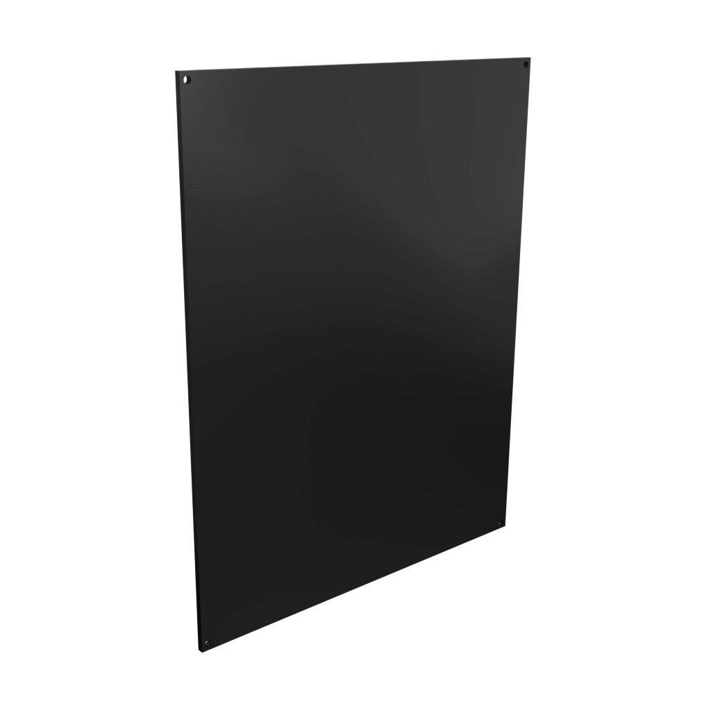 AttaBox subpanel, ABS plastic, black. For use with AH20164xxx and AHxx20168xxx Heartland series enclosures.-BP2016ABS