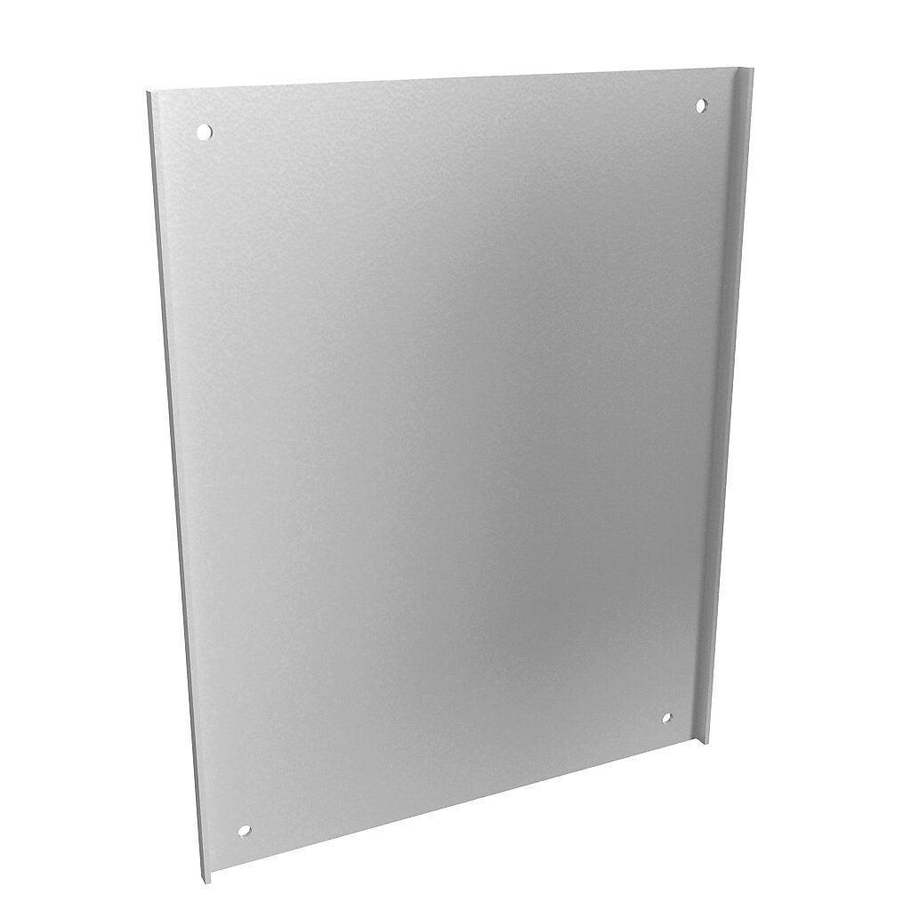 AttaBox subpanel, carbon steel, white, powder coat finish. For use with 20x16 (HxW) FD2016 Triton series disconnect enclosures.-BP2016CD