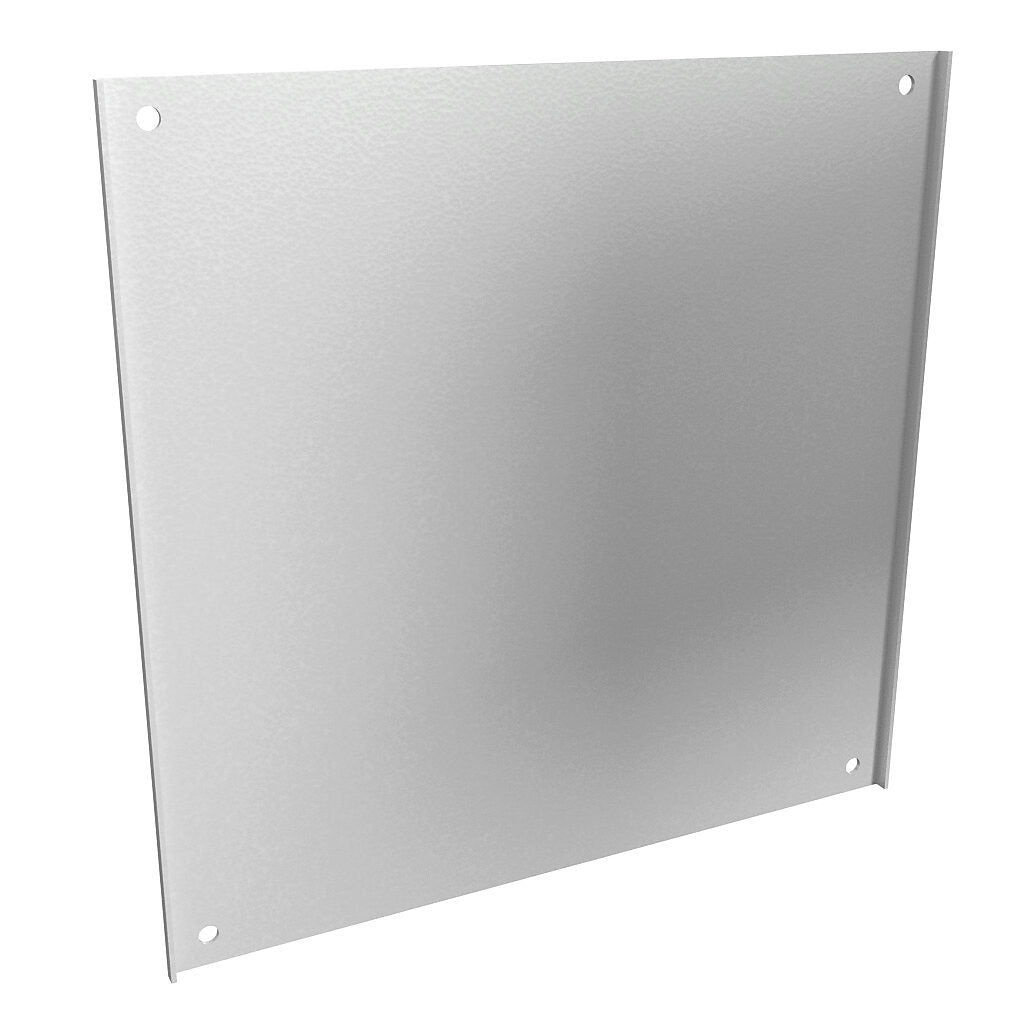 AttaBox subpanel, carbon steel, white, powder coat finish. For use with 24x24 (HxW) FD2424 Triton series disconnect enclosures.-BP2424CD