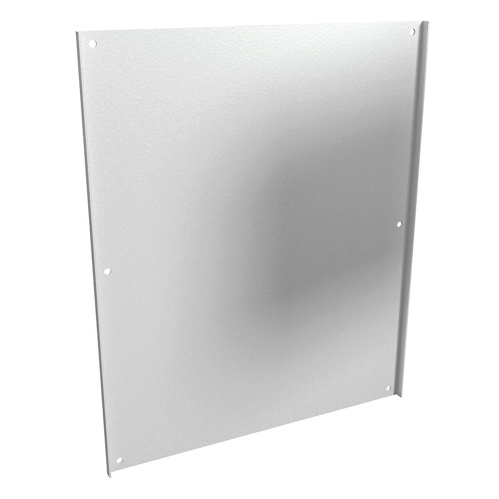 AttaBox subpanel, carbon steel, white, powder coat finish. For use with 36x30 (HxW) FD3630 Triton series disconnect enclosures.-BP3630CD