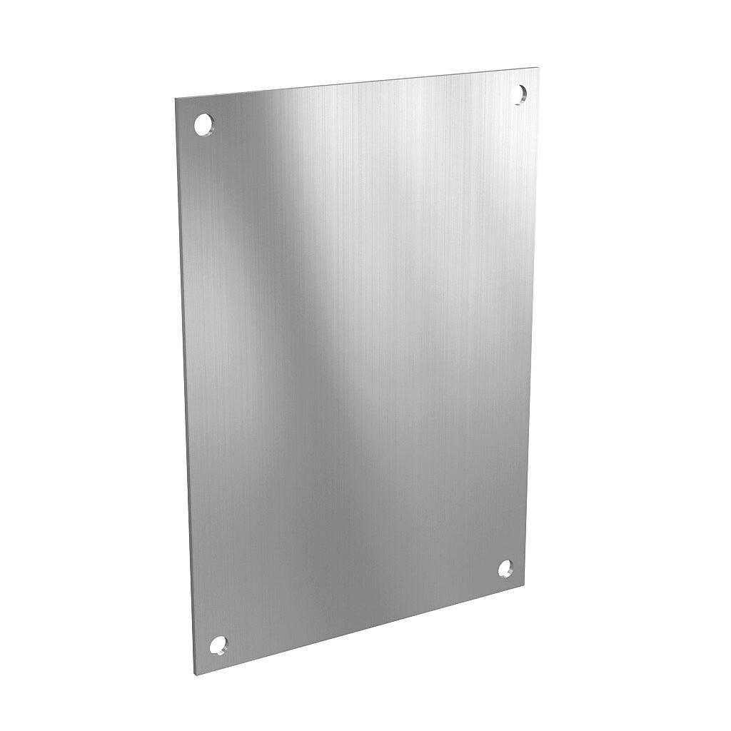 AttaBox subpanel, 3003-H14 aluminum. For use with AHx864xxx Heartland series enclosures.-BP86A