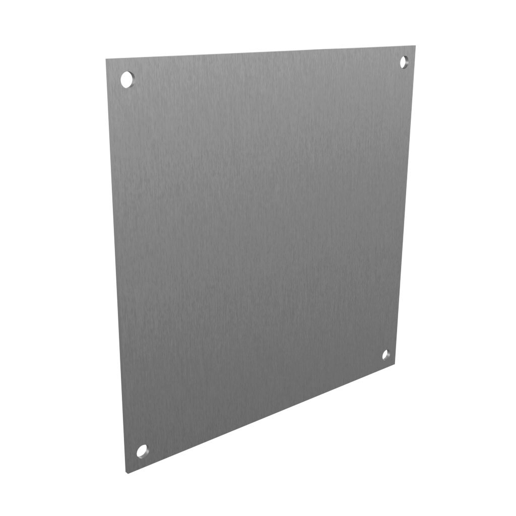 AttaBox subpanel, 3003-H14 aluminum. For use with AHx884xxx Heartland series enclosures.-BP88A