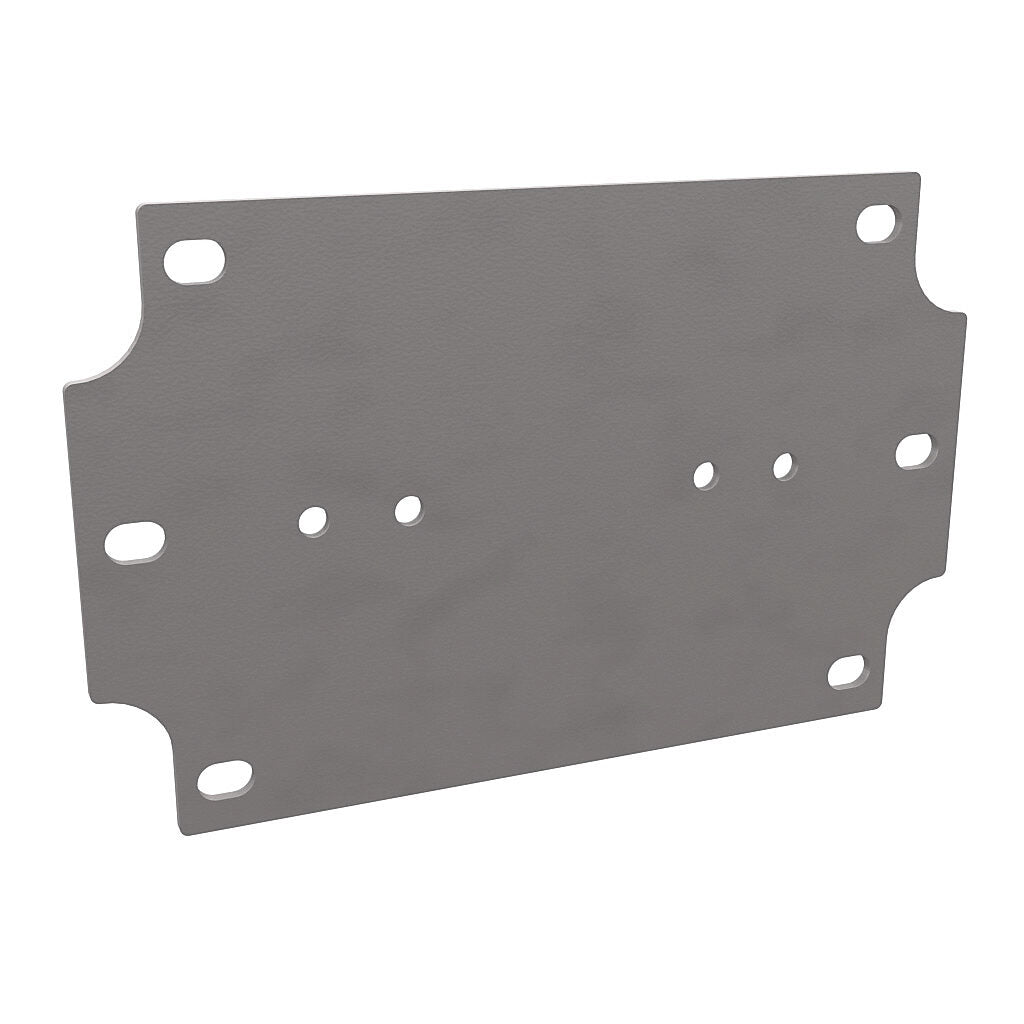 AttaBox subpanel, phenolic resin hard paper. For use with 5x3 (HxW) BB1280xxW, BBR128080W & BBCC128055W BantamBox series enclosures.-BPB1280P