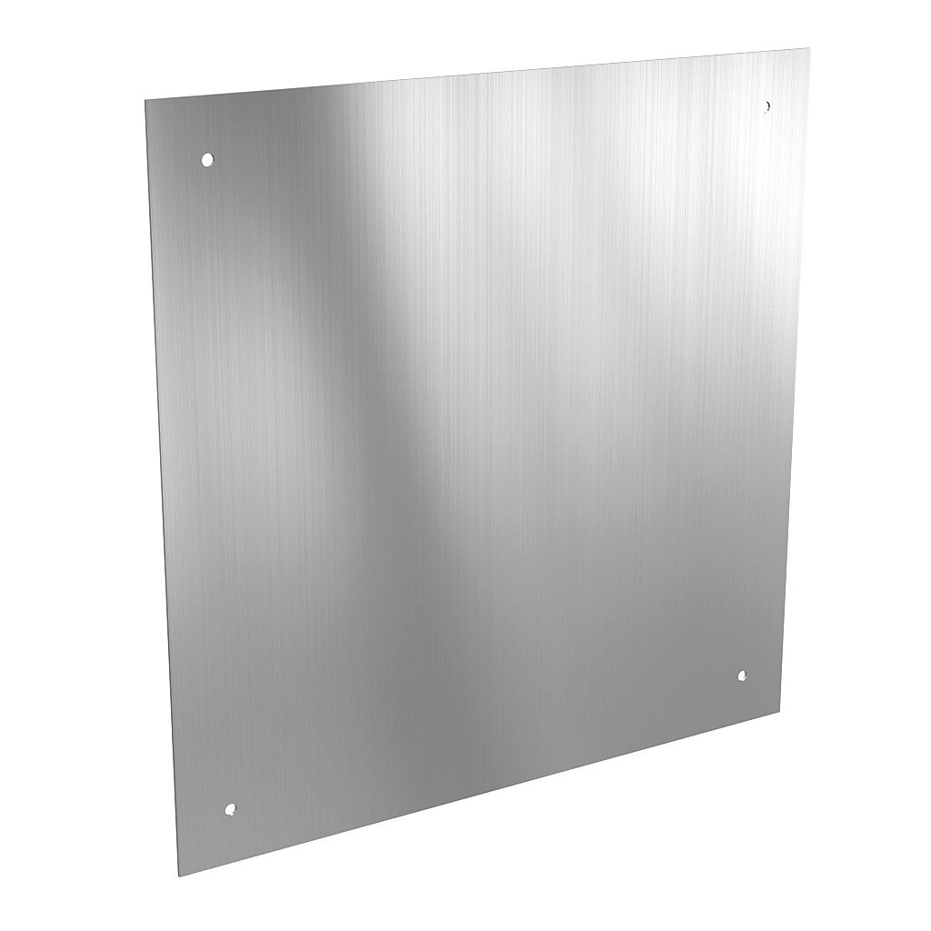 AttaBox subpanel, 3003-H14 aluminum. For use with 20x20 (HxW) M2020xxx MachoBox series enclosures.-BPM2020A