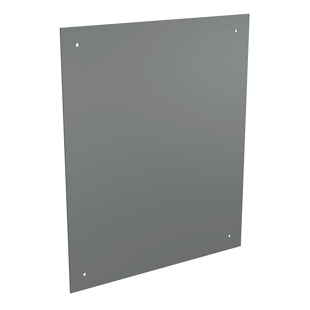 AttaBox subpanel, fiberglass, gray. For use with 24x20 (HxW) M2420xxx MachoBox series enclosures.-BPM2420FG