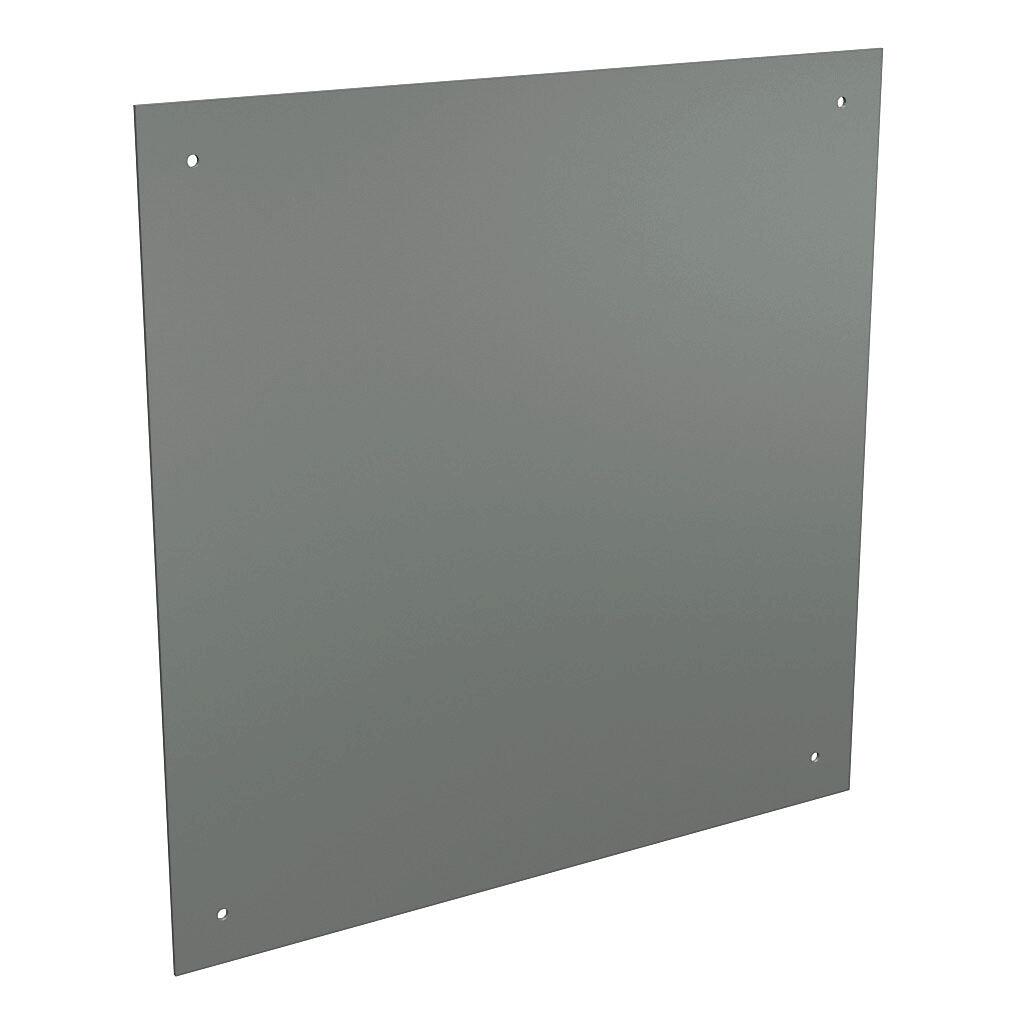 AttaBox subpanel, fiberglass, gray. For use with 24x24 (HxW) M2424xxx MachoBox series enclosures.-BPM2424FG