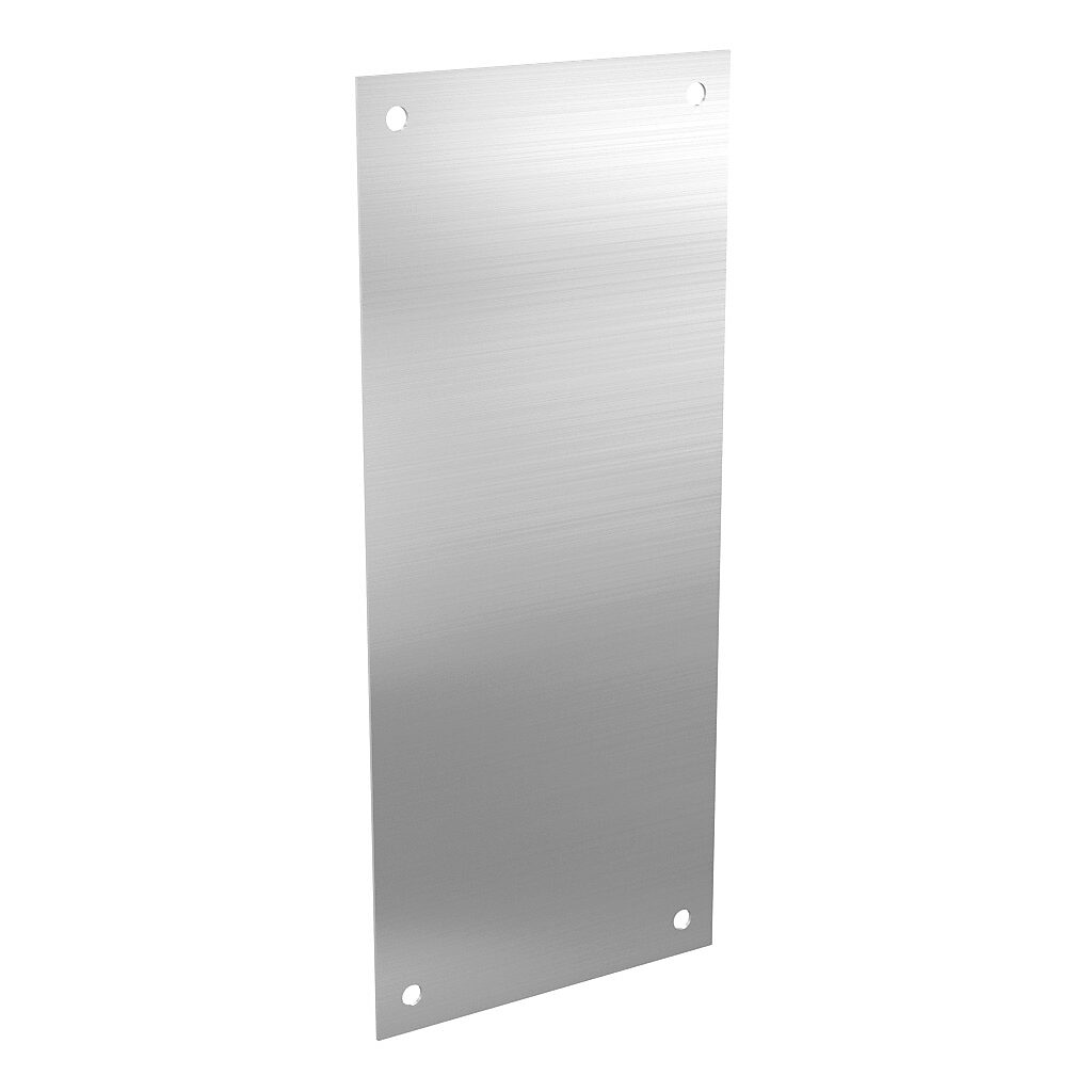 AttaBox subpanel, 3003-H14 aluminum. For use with 24x12 (HxW) T2412xxHWT & TW241210HWT Triton series enclosures.-BPT2412A