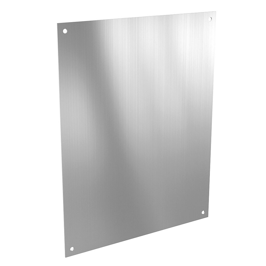AttaBox subpanel, 3003-H14 aluminum. For use with 30x24 (HxW) T3024xxxxT & TW302410HWT Triton series enclosures.-BPT3024A