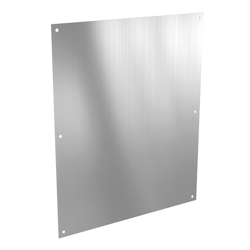 AttaBox subpanel, 3003-H14 aluminum. For use with 36x30 (HxW) T3630xxxxT & TW363012HWT Triton series enclosures.-BPT3630A