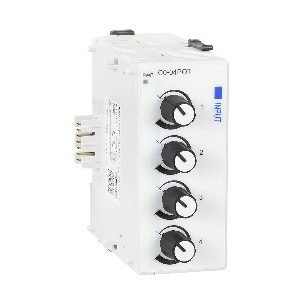 CLICK simulator input module, 4-channel, potentiometer, 12-bit.-C0-04POT