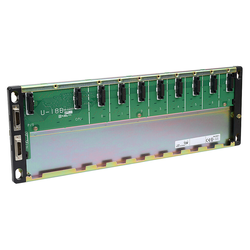 DirectLOGIC DL405 I/O base, 8-slot, panel mount.-D4-08B-1