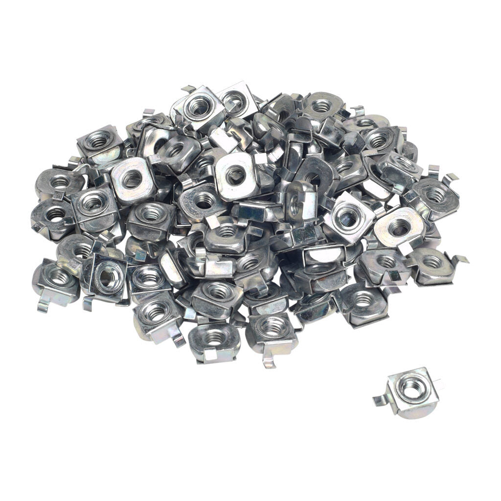 Quadritalia outdoor cage nut, M6. Package of 100.-DGM901