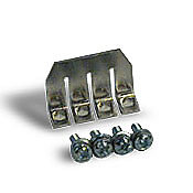 JUMPER BAR 4 POLES+SCREWS FOR DN-T12 1BG=100PC.-DN-4J12