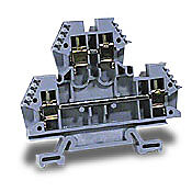 DOUBLE-LEVEL BLOCK 10AWG 30A 600V GRAY 1BX=50 PCS.-DN-D10