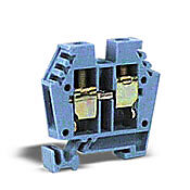 MINI-TERMINALBLK 10AWG 30A 300V BLUE 1BX=100PCS.-DN-M10B