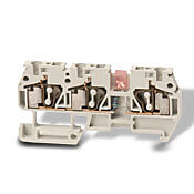 1 TO 2 TERMBLOCK 12AWG 20A GREY LED 10PCS.-DN-Q12-1-2L1