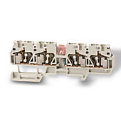 2 TO 2 TERMBLOCK 12AWG 20A GREY LED 10PCS.-DN-Q12-2-2L2