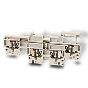 2LEVEL TERMBLOCK12AWG20A GREY CROSS 10PCS.-DN-QD12X