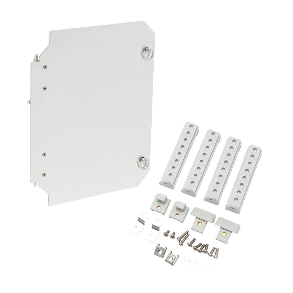 AttaBox swing panel kit, deadfront, 3003-H14 aluminum. For use with FR100806xxx, FRCC100806Hxx and FRW100806HxL Freedom series enclosures.-FR100806SPK