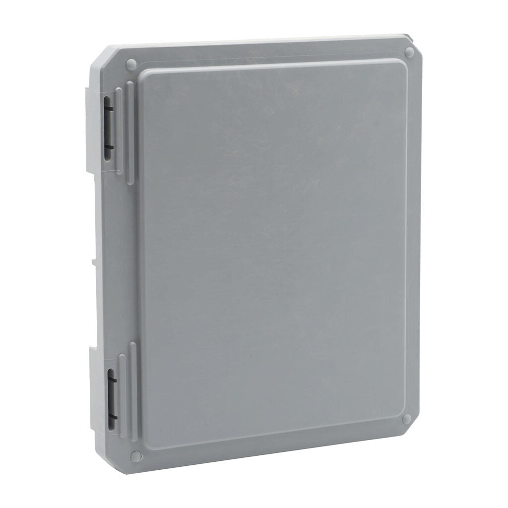 AttaBox opaque door, fiberglass reinforced polyester, Pantone 428 C glacier gray. For use with 10 x 8in (HxW) Freedom series enclosures.-FR1008CVR