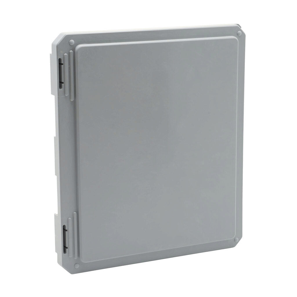 AttaBox opaque door, fiberglass reinforced polyester, Pantone 428 C glacier gray. For use with 12 x 10in (HxW) Freedom series enclosures.-FR1210CVR