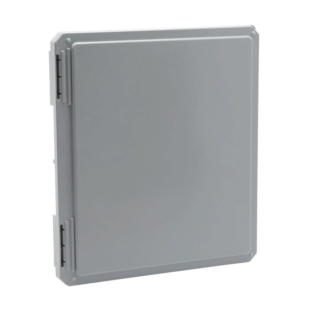 AttaBox opaque door, fiberglass reinforced polyester, Pantone 428 C glacier gray. For use with 14 x 12in (HxW) Freedom series enclosures.-FR1412CVR