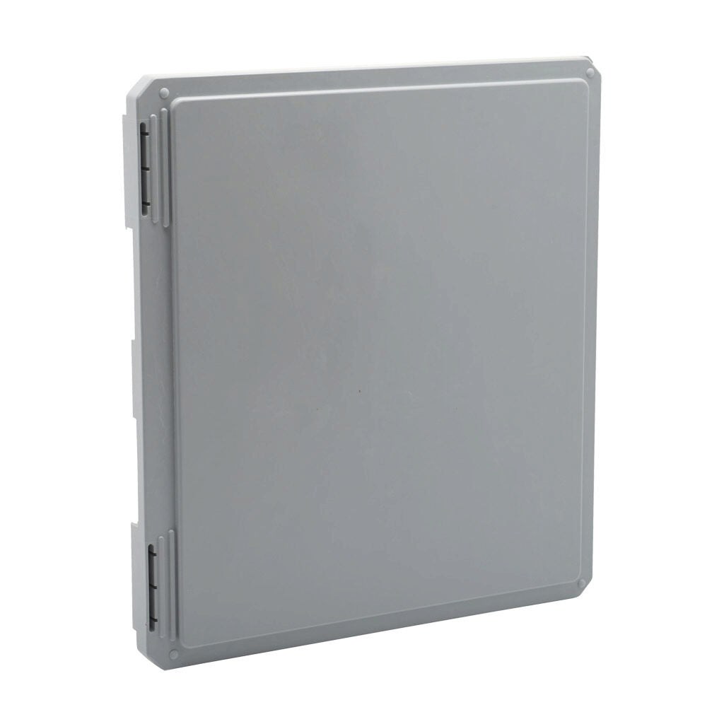 AttaBox opaque door, fiberglass reinforced polyester, Pantone 428 C glacier gray. For use with 16 x 14in (HxW) Freedom series enclosures.-FR1614CVR