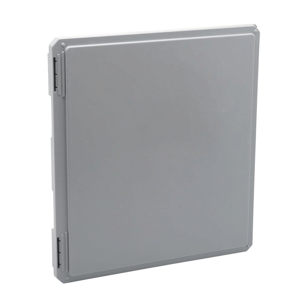 AttaBox opaque door, fiberglass reinforced polyester, Pantone 428 C glacier gray. For use with 18 x 16in (HxW) Freedom series enclosures.-FR1816CVR