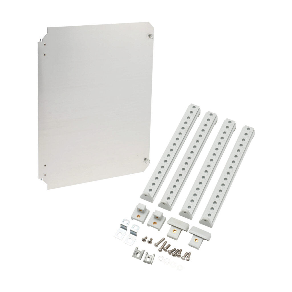 AttaBox swing panel kit, deadfront, 3003-H14 aluminum. For use with FR201610xxx and FRW201610HxL Freedom series enclosures.-FR201610SPK