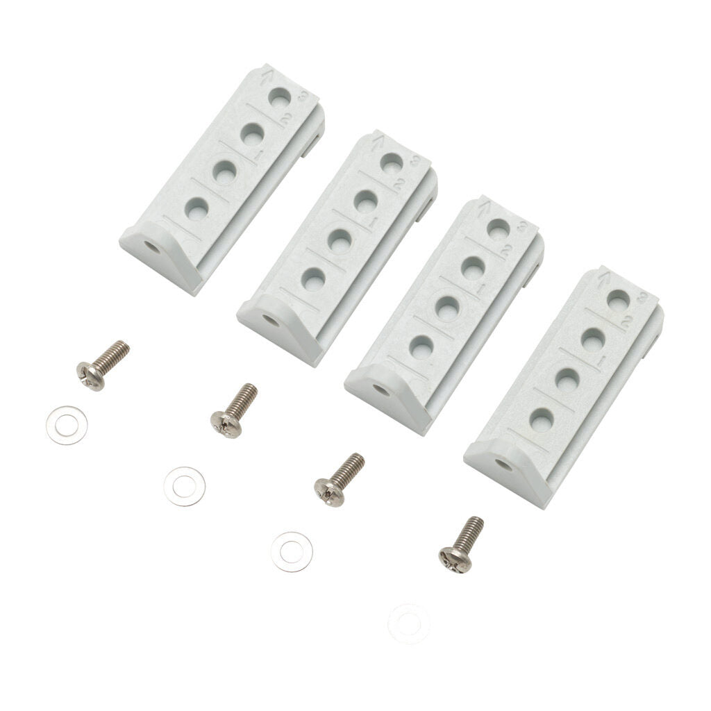AttaBox Freedom series corner post, package of 4. For use with 6 x 6 x 4in, 8 x 6 x 4in and 8 x 8 x 4in Freedom series enclosures. Mounting screws included.-FR4POST