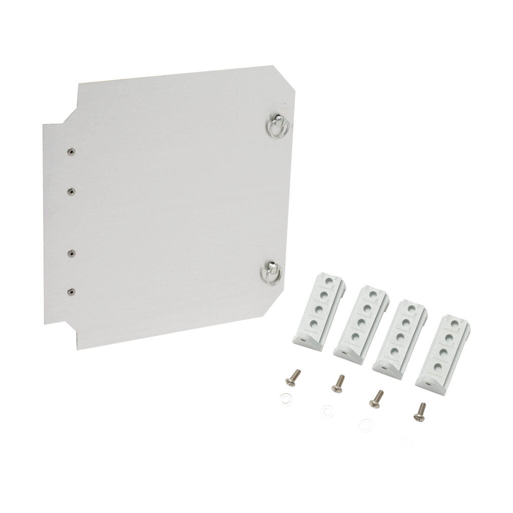AttaBox swing panel kit, deadfront, 3003-H14 aluminum. For use with FR80604xxx, FRCC80604HxL and FRW80604HPL Freedom series enclosures.-FR80604SPK